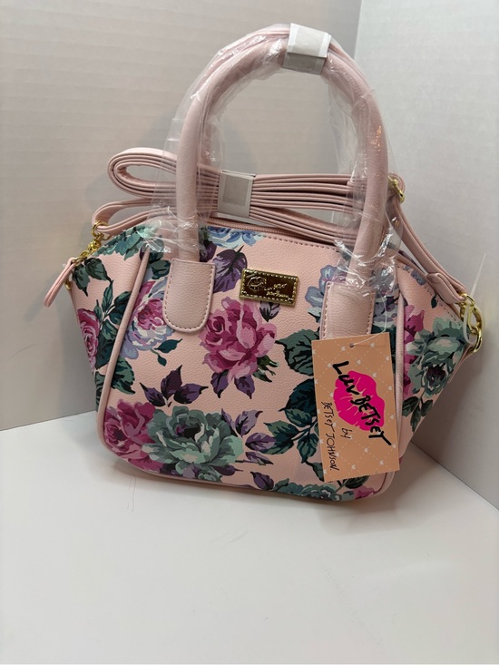 Betsey Johnson Handbags - Luv Betsey Johnson multicolor Floral Satchel Handbag